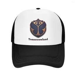 Ball Caps Tomorrowland Music Festival Mesh Baseball Cap Men Women Hip-Hop Sun Hat Adjustable Snapback Summer Trucker