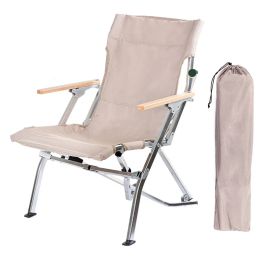 Furnishings Outdoor Camping Beach Chair Portable Folding Recliner 600d Oxford Cloth Load Within 120kg Picnic Garden Chair