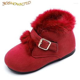 Boots Kids Warm Thick Soft Fluffy Hairy Cute Girls Ankle Toddlers Little Girl Snow Shoes Children Princess