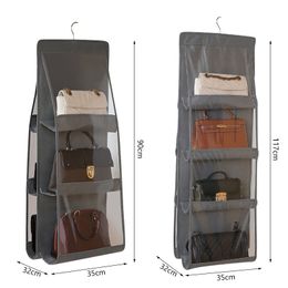 Dust-proof Handbag Storage Bag Hanging Handbag Organizer Wardrobe Closet Organizer Door Behind Handbag Storage Hanging Shelf