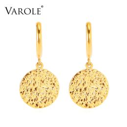 Earrings VAROLE Drop Earrings Statement Gold Colour Long Dangle Earings For Women Fashion Jewellery Pendientes Mujer Moda