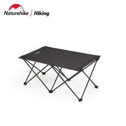 Furnishings Naturehike 2022 New Folding Cloth Roll Table Lightweight Camping Table Bbq Picnic Table Aluminium Alloy Small Table