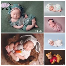 Accessories Newborn Photography Props Hat+Dress Set Clothes Infant Photo Shoot Studio Cartoon Outfits Costume bebe fotoshooting Accessories