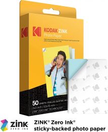 Lifestyle New Original Kodak 2x3 Premium Zink Photo Paper 20/50/100 Sheets Compatible with Smile/step/printomatic Stickybacked Prints