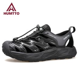 Boots Humtto Summer Hiking Shoes Outdoor Sandals for Men Breathable Water Beach Mens Sandals Climbing Quick Dry Trekking Sneakers Man