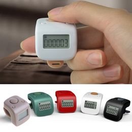 Rechargeable Digital Finger Ring LCD Electronic Hand Tally Counter 6 Channel Digit Buddha Beads Prayer Counter Clicker Wholesale