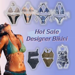 Swimsuits المصممة: ملابس الشاطئ الصيفية للسيدات الفاخرة في أنماط من قطعة واحدة وبيكيني ، متوفرة بأحجام S-XL