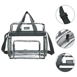 Shoulder Bags Women Trendy Carrying Bag PVC Fashion Large Capacity Stylish Crossbody Adjustable Strap Travel Tote
