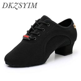 Boots Dkzsyim Dance Shoes Ballroom Women Latin Dance Shoes Modern Tango Men Shoes for Boy Girl Dance Sneaker Jazz Shoes Heeled 3.5/5cm