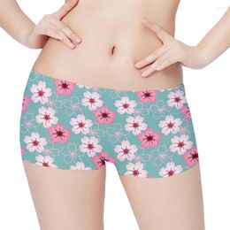 Women's Panties Pink Floral Shorts Fashion Sweet Summer Comfortable Beach Vacation Swimming Trunks Daily Safety Pants