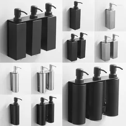 Liquid Soap Dispenser 304 Stainless Steel Hand Bottle Bathroom Toilet Shower Gel Shampoo Holder