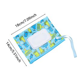 Portable Carrying Case Baby Product Snap-Strap Cosmetic Pouch Tissue Box Stroller Accessories Wet Wipes Bag