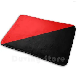 Carpets Red N Black Flag Carpet Mat Rug Cushion Soft Anarchist Communist Anarcho Communism Syndicalism Syndicalist