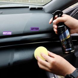 Car Plastic Rubber Restorer Refresh Coating Hyddrophobic Agent AIVC 50ml Back To Black Gloss Detailing Car Cleaning Wash Product