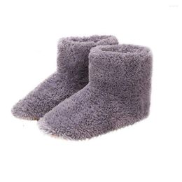 Carpets Winter USB Heater Foot Shoes Plush Warm Electric Slippers Feet Heated Washable Pad Heating Insoles 39-43