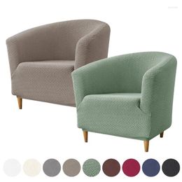 Chair Covers Elastic Club Stretch Jacquard Armchair Sofa Slipcovers Single Tub Couch Cover For Bar Counter Living Room