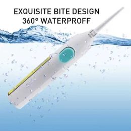 USB Rechargeable Oral Flosser Oral Flossing Dental Stains Braces Scaler Manual Scaler Portable Dental Water Jet