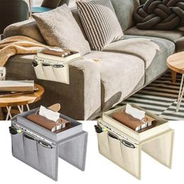 Storage Bags Sofa Armrest Organizer Perfect Couch Arm Tray Large Size Pallet Chair With 5 Pockets For Stylish And Durable
