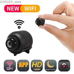 Other CCTV Cameras HD 1080P Mini WiFi Camera IR Night Vision Motion Detection Wide Angle IP Cameras Home Security Camcorders 2.4G WIFI Y240403