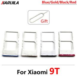 Original Mobile Phone Sim Card Chip Slot Drawer For Xiaomi Mi 9T / Mi 9 / Mi 9 Lite SIM Card Tray Holder Adapter Accessories