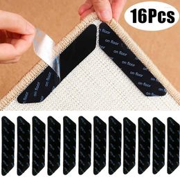 Bath Mats 16/8Pcs Anti-Slip Carpet Sticker Self Adhesive Washable Rug Gripper Prevent Sliding Pads For Kitchen Bathroom Hallway