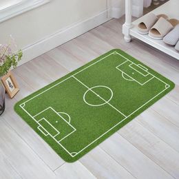 Carpets Soccer Balls Football Field Carpet For Living Room Area Rug Floor Mat Bedside Hallway Doormat Kids Bedroom Home Decoration