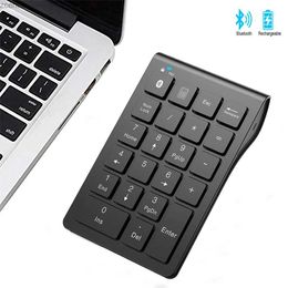 Keyboards SeenDa Rechargeable Wireless Number Keyboard Bluetooth Number Keyboard Slim 22 Key External Number Keyboard Data InputL2404