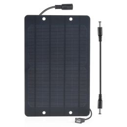 Soshine Mini Solar Panel DC 6V/USB 5V 6W Solar Battery Charger High Performance Monocrystalline for Monitor Small Pump Small Fan