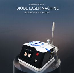 980nm 1470nm Endolaser Slimming Machine Endoliftng Laser Lipolysis Fat Reduction Double Chin Removal Vascular Removal Vein Removal