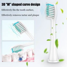 4PCS For Ph Sonicare Electric Toothbrush HX6721/HX6711/HX9063/HX9093/HX9352 Dupont Bristles Replacement Nozzles Brush Head