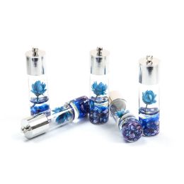 Natural Eternal Dried Flower Plant Glass Bottle Charms DIY Making Finding Jewellery Handmade Necklace Keychain Pendant Accessories