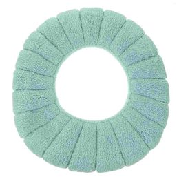 Bath Mats Seat Cushion Toilet Mat Domestic Pad Reusable Polyester Washable Cover Lid Warmer