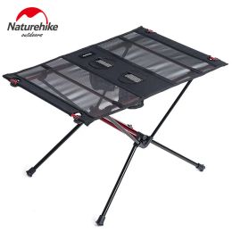 Furnishings Naturehike Ultralight Collapsible Table Aluminum Alloy Folding Camping Table Portable Roll Up Outdoor Picnic Table Fishing Desk