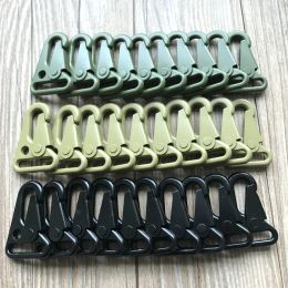 Tools 10pcs/lot hanging system Outdoor Hook Tactical Belt in Many Key Equipment tool Carabiner Olecranon Hook