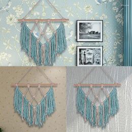 Tapestries Macrame Woven Wall Hanging Tapestry Handmade Bohemian Art Decor Office