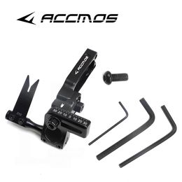 D5 Compound Bow Arrow Rest Steel Sheet Archery Arrow Rest Aluminum Alloy with scale for Compound Bow Hunting Shooting Accessory