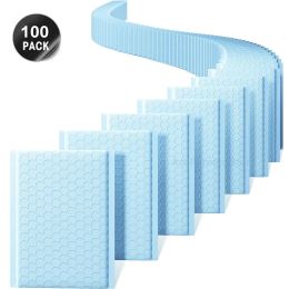 Mailers 100Pcs Delivery Package Packaging Blue Bubble Envelope Packing Bag Small Business Supplies Envelopes Shipping Packages Mailer