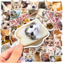 10/30/50Pcs Cute Pet Cat Stickers For Suitcase Skateboard Laptop Luggage Phone Car Styling DIY Decal Pegatinas