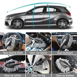 Car Cleaning Tools Car Dust Mop Microfiber Washing Brush Dusting Tool Duster Home Clean Dust Removal Auto Detailing Wash Brush