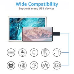 IOS Female To Micro USB Type C Male Adapter Converter Android Charge Data Transfer Connectors for Xiaomi Samsung Huawei