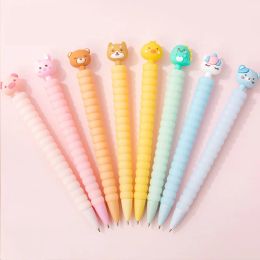 Pencils 20 pcs/lot Creative Animal Mechanical Pencil Cute 0.5MM Student Automatic Pen For Kids Gift School Office Supplies