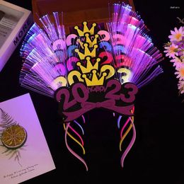 Party Decoration Birthday Garland Wedding Crown Flower Headband LED Lights Christmas Neon Luminous Hair