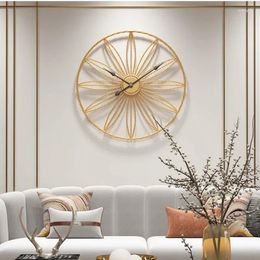 Wall Clocks Nordic Silent Clock Decor Living Room Fashion Creative Wholesale Home And Decoration Modern Design