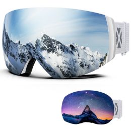 Goggles juli 2022 Brand Professional Ski Goggles Double Layers Lens Antifog UV400 Skiing Glasses Snow Goggles Men Women Gift Cover M6