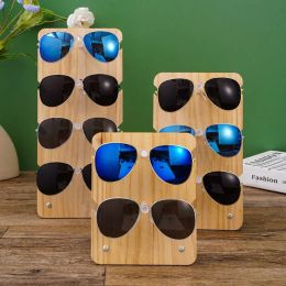 Solid Wood Glasses Display Stand Sunglasses Organiser Display Shelf Eyeglasses Holder Gogges Glasses Rack