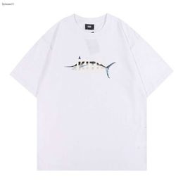 Kith Shirts Mens Designer T-shirt Spring Summer 3color Tees Vacation Brand Kith Short Sleeve Casual Letters Printing Tops Kith Tshirts 9954