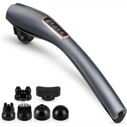 High quality Back Massager for Muscles Pain Relief cordless handheld back hammer massage instrument 240402