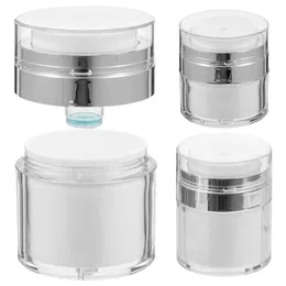 Storage Bottles Press Cream Jar Cosmetics Sub Packing Pump Lotion Airless Dispensers Practical Sunblock