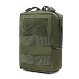 1000D Outdoor Military Tactical Waist Bag Multifunctional EDC Molle Tool Zipper Waist Pack Accessory Durable Belt Pouch