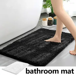 Bath Mats Bathroom Floor Washable Anti-Slip Shower Rugs Soft Super Water Absorbent For Home Accessories